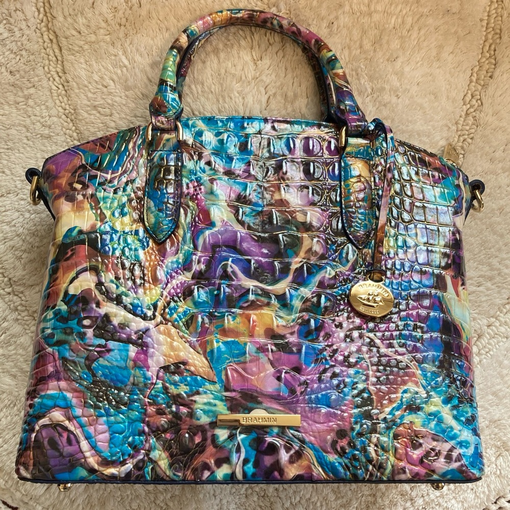 Brahmin Duxbury Satchel Leather Handbag Euphoria Melbourne